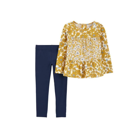 Carter´s Set 2 Piezas Remera Mangas Largas y Pantalón "Floral" (2p558810)