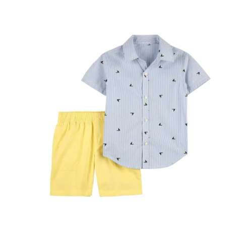 Carter´s Set 2 Piezas Camisa mangas cortas y Short "Veleros" (2o867910)