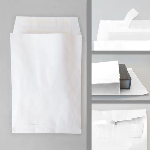 BOLSA FONDO PLANO E-COMMERCE BLANCO (PACK X 10 UNIDADES)
