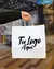 Bolsa Papel Blanco Personalizada 30x32x10