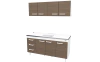 Combo Cocina 1,60 mts melamina (sin mesada) - comprar online