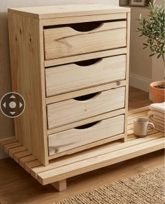 cajonera interior de placard 4 cajones