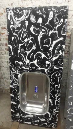 Combo completo 1.60mts Bajo mesada y Alacena + Mesada semi mármol + Bacha ( $360.500 efectivo) - (copia) - tienda online