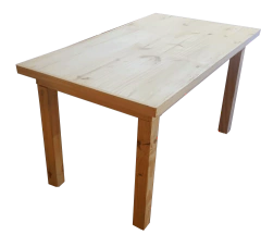 Mesa de pino Macizo 1.60 Mts Pata 3x3 - comprar online