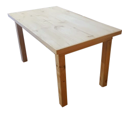 Mesa de pino Macizo 1.80 Mts Pata 3x3 - comprar online