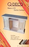 Mesa de led tv lcd de madera de pino