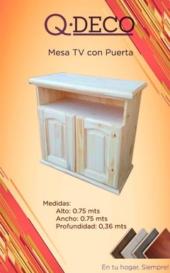 Mesa de led tv lcd de pino