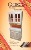 modular de madera de pino de 0.80