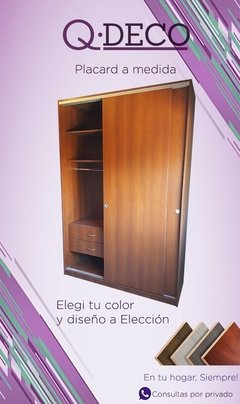 ropero placard melamina