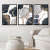 Quadro Decorativo - Trio: Coleção blue