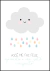 Quadro Decorativo Infantil - Nuvem Feliz