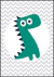 Quadro Decorativo Infantil - Dino 2