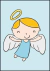 Quadro Decorativo Infantil - Celeste (Anjinho)