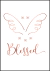 Quadro Decorativo Infantil - Anjinho Blessed