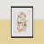 Quadro Decorativo Infantil - Trio: Borboletas e nome personalizado - comprar online