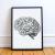 Quadro Decorativo - Cérebro - comprar online