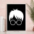 Quadro Decorativo - Harry Potter (Preto) na internet