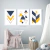 Quadro Decorativo - Trio: Elegance Mostarda