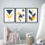 Quadro Decorativo - Trio: Elegance Mostarda - comprar online
