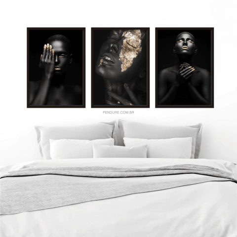 Quadro Decorativo - Trio: Beleza suprema
