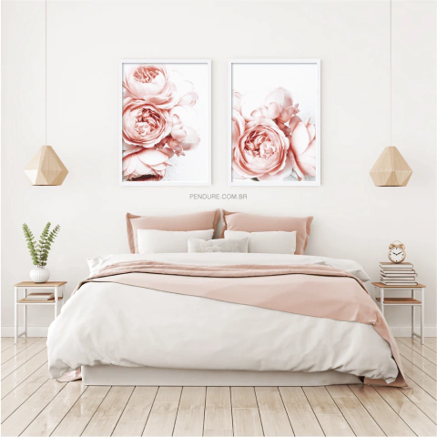 Quadro Decorativo - duo: flores ao vento