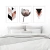 Quadro Decorativo - Trio: Gold geometric (02)