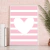 Quadro Decorativo Infantil - Coração (Rosinha) - comprar online