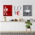 Quadro Decorativo - Trio: Cozinha Vermelho (Coffee)
