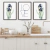 Quadro Decorativo - Trio: Folhagem + Love - comprar online
