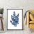 Quadro Decorativo - Folhagem Azul (01) - comprar online