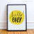 Quadro Decorativo Infantil - Hello Baby (Amarelo) na internet