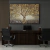 Quadro Decorativo - Árvore Dourada (Canvas)