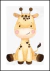 Quadro Decorativo Infantil - Girafa (Coleção Safari)