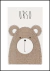Quadro Decorativo Infantil - Urso