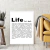 Quadro Decorativo - Life na internet