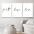 Quadro Decorativo - trio: faith, hope, love - Pendure | Loja de Quadros Decorativos