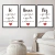 Quadro Decorativo - trio: fé, amor e paz na internet