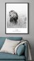 Quadro Decorativo - Leão Preto e Branco - comprar online