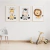 Quadro Decorativo Infantil - Trio: Safari - Girafa, Zebra e Leão na internet