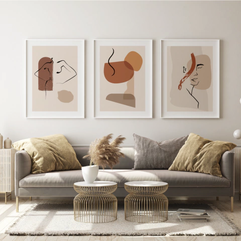 Quadro Decorativo - Trio: Human