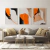 Quadro Decorativo - trio: pintura laranja - comprar online