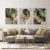 Quadro Decorativo - Trio: Folhas dourada