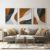 Quadro Decorativo - trio: abstrato terracota e azul