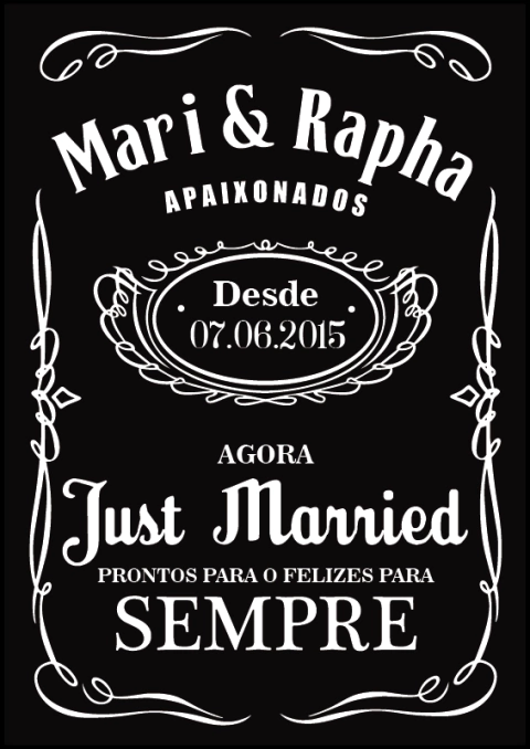 Quadro - Jack Daniel's Personalizado