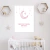 Quadro Decorativo Infantil - Sono Tranquilo (Rosa) - comprar online