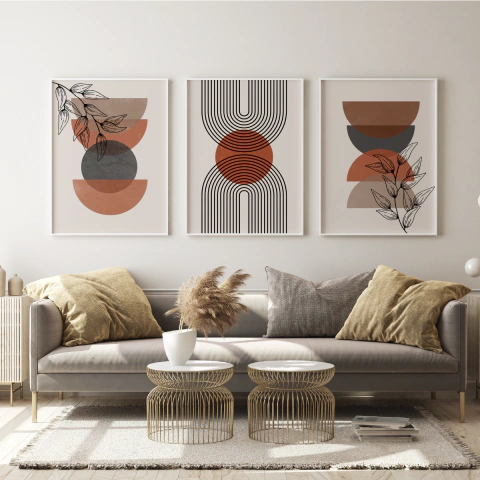 Quadro Decorativo - Trio: Efeito tropical