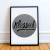 Quadro Decorativo - Blessed (Cinza) - comprar online