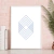 Quadro Decorativo - Eixo (Azul) - comprar online