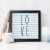 Quadro Decorativo Infantil - Love (Azul) na internet