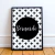Quadro Decorativo Infantil - Nome Cruzeta (Preto) - comprar online